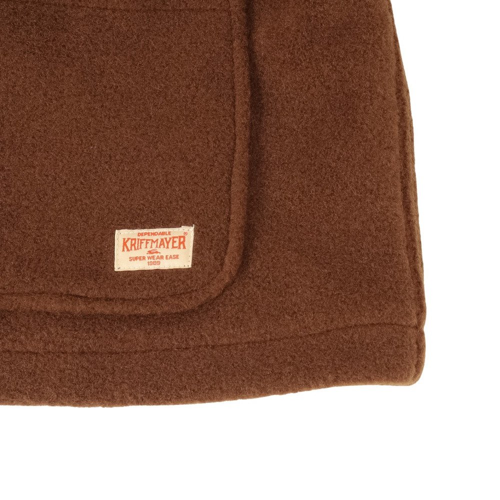 クリフメイヤー（KRIFF MAYER）（レディース）パイルフリースノーカラージャケット W2525121:29:BROWN