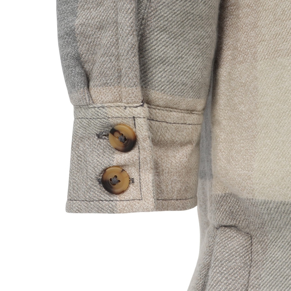 カブー(KAVU)アイビーウッドシャツジャケット 19811530 グレーヘイズ(Lady’s) カブー（KAVU）（レディース）アイビーウッドシャツジャケット