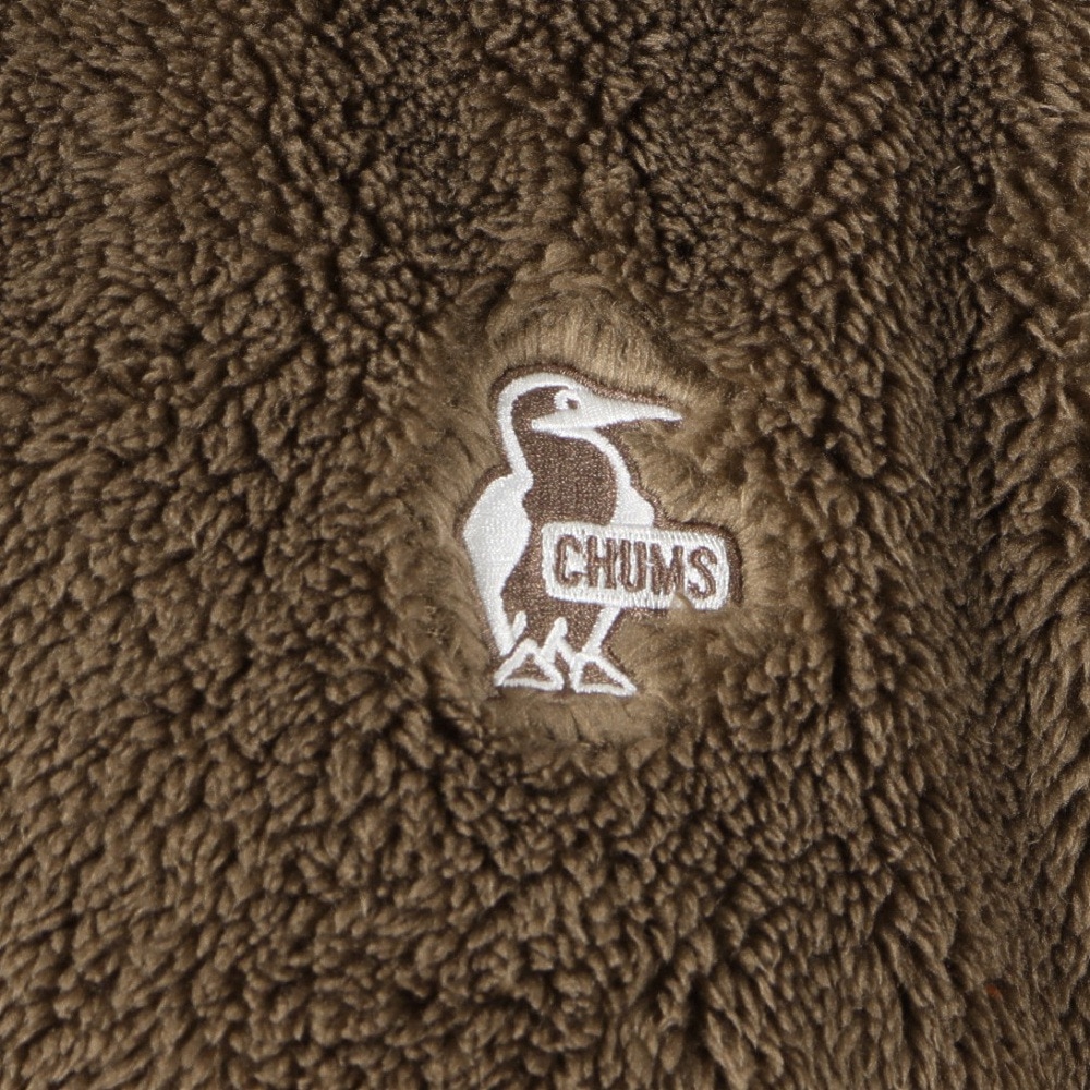 チャムス（CHUMS）（レディース）フリース プルオーバー エルモフリースハリケーントップ CH14-1361-B055 ブラウン×グリーン アウター