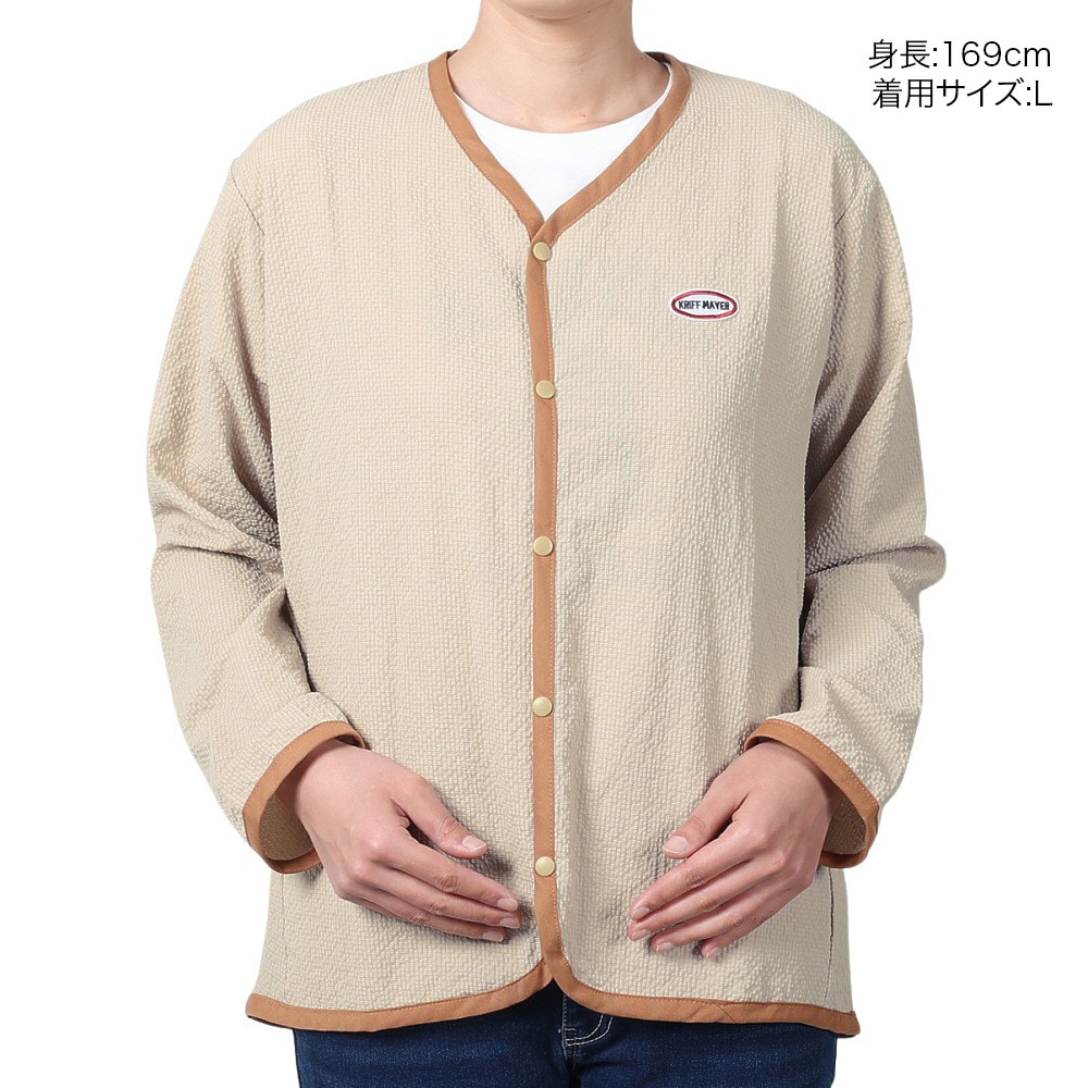 クリフメイヤー（KRIFF MAYER）（レディース）スズシゲ 布帛 カーデ ジャケット 2347822L-20 BEIGE アウター