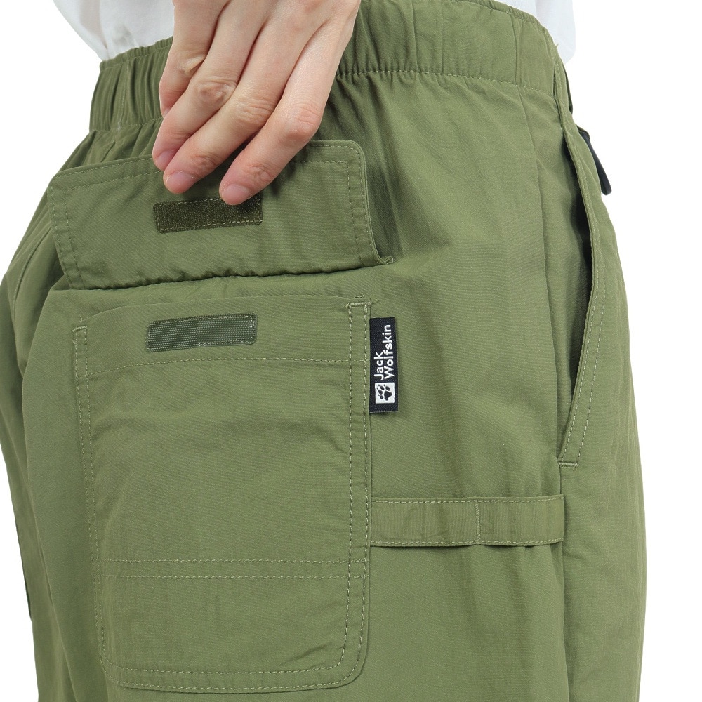 ジャックウルフスキン（JackWolfskin）（レディース）パンツ ボトム JP TROPICAL CBT ワイドパンツ 5027962-5107 オリーブ