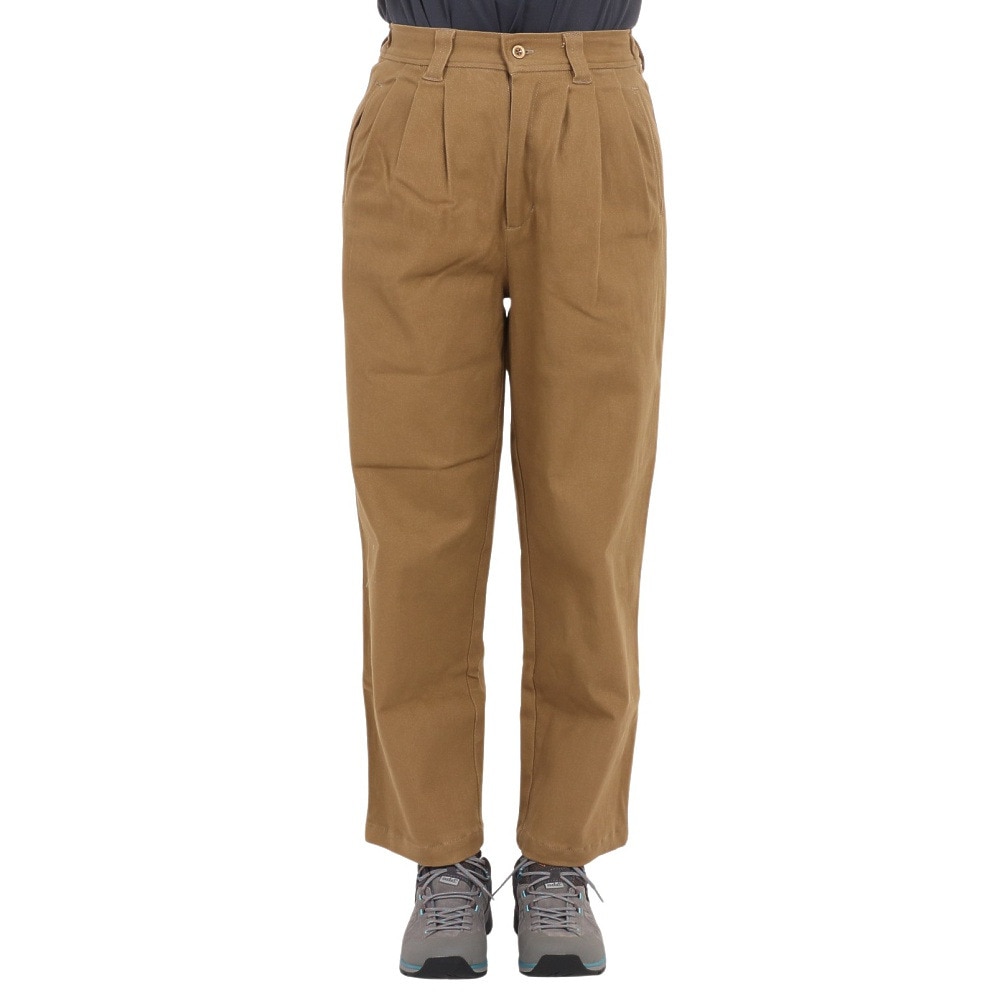 クリフメイヤー（KRIFF MAYER）（レディース）パンツ ボトム 起毛タックワイドパンツ 2315119L-20:BEIGE ベージュ