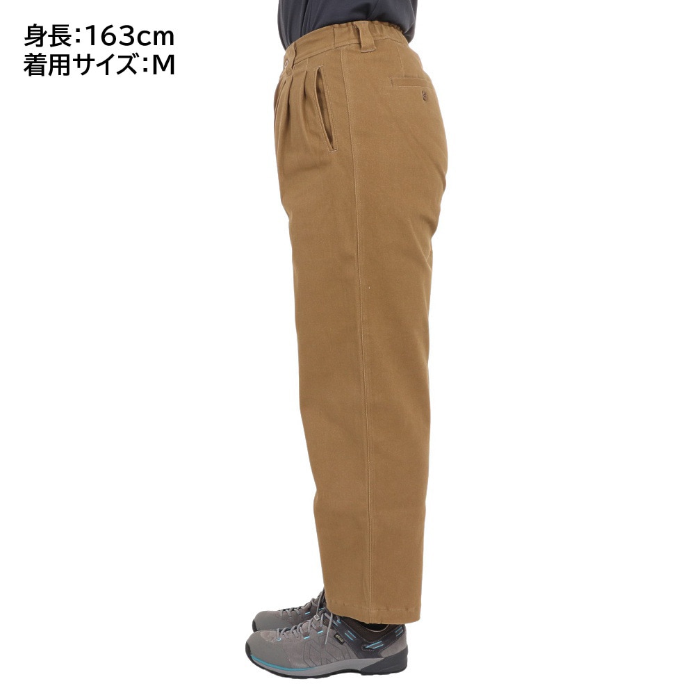 クリフメイヤー（KRIFF MAYER）（レディース）パンツ ボトム 起毛タックワイドパンツ 2315119L-20:BEIGE ベージュ