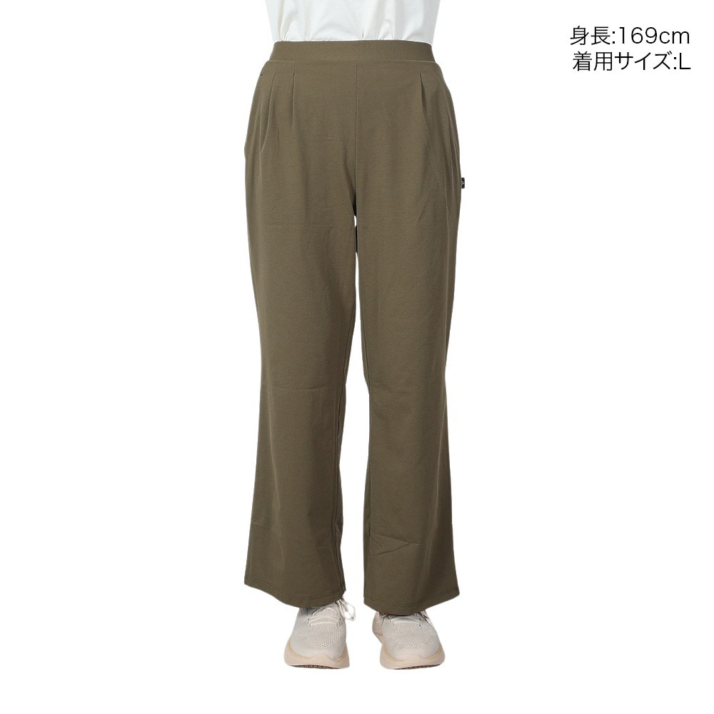 フットマーク（FOOTMARK）（レディース）タックワイド パンツ 3100305-600