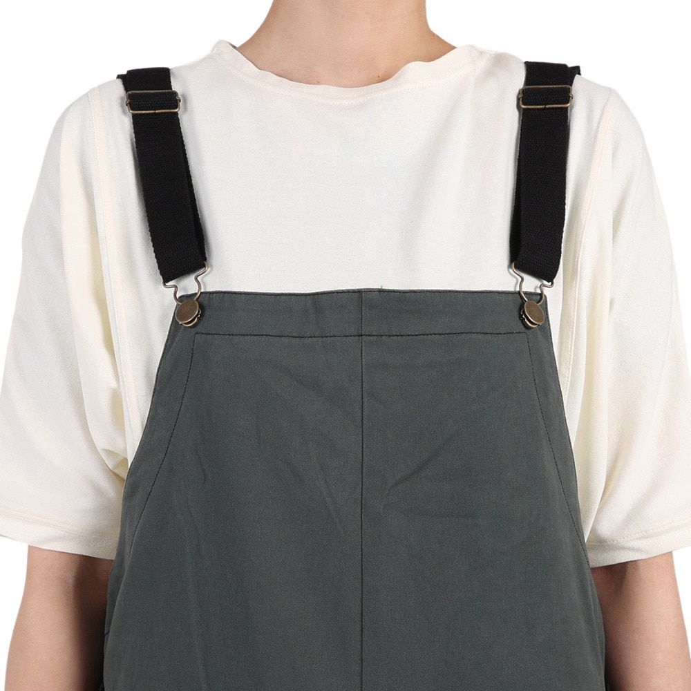 クリフメイヤー（KRIFF MAYER）（レディース）パンツ デッキオーバーオール 2245117-17:CHARCOAL チャコールグレー