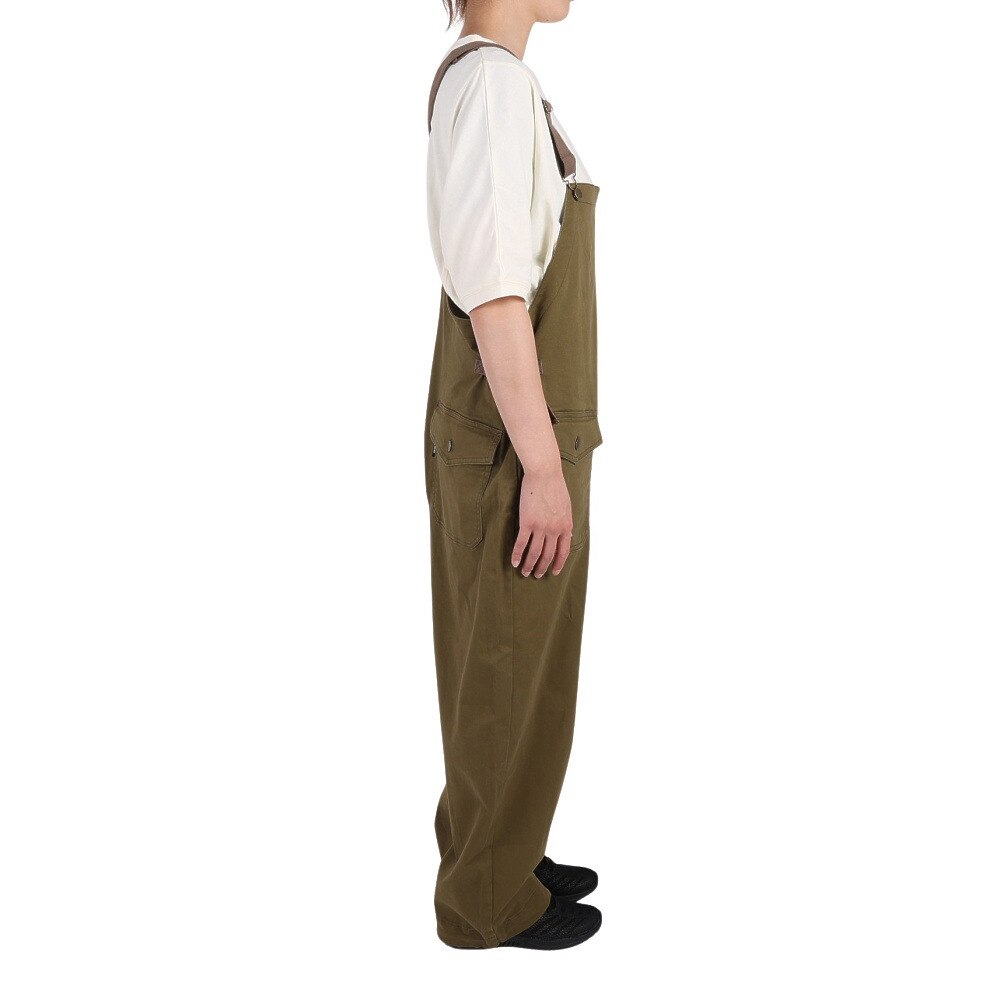 クリフメイヤー（KRIFF MAYER）（レディース）パンツ デッキオーバーオール 2245117-68:OLIVE オリーブ