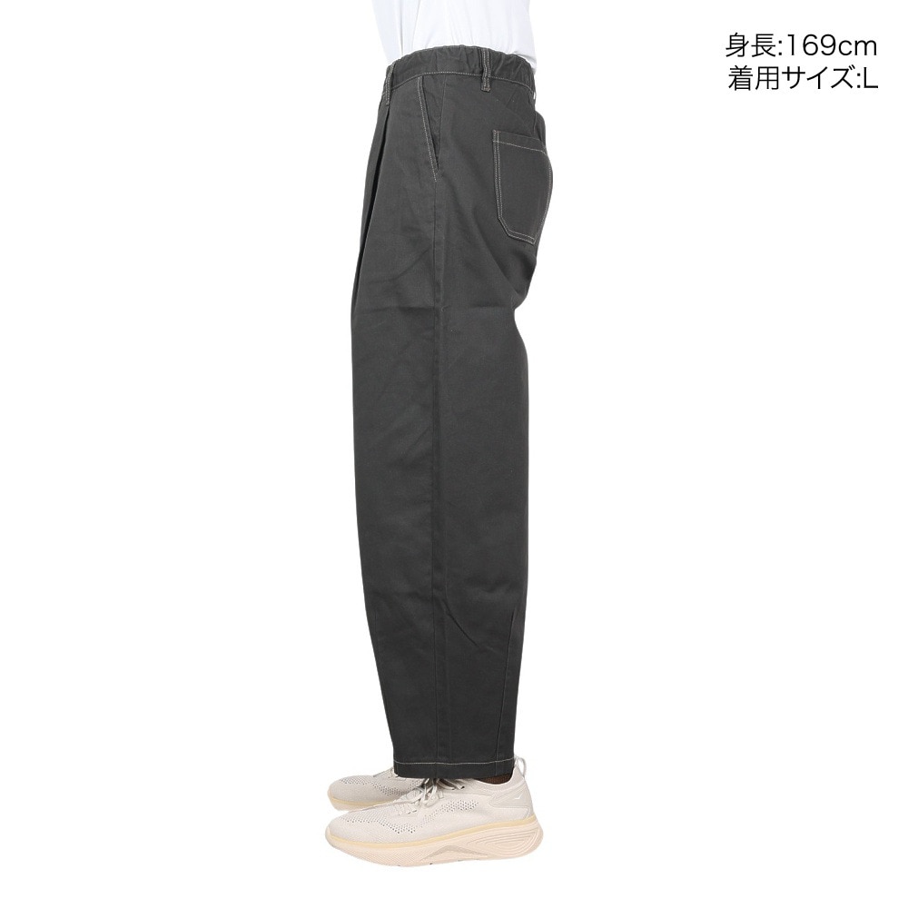 クリフメイヤー（KRIFF MAYER）（レディース）タックバルーンパンツ 2334009L-17:CHARCOAL