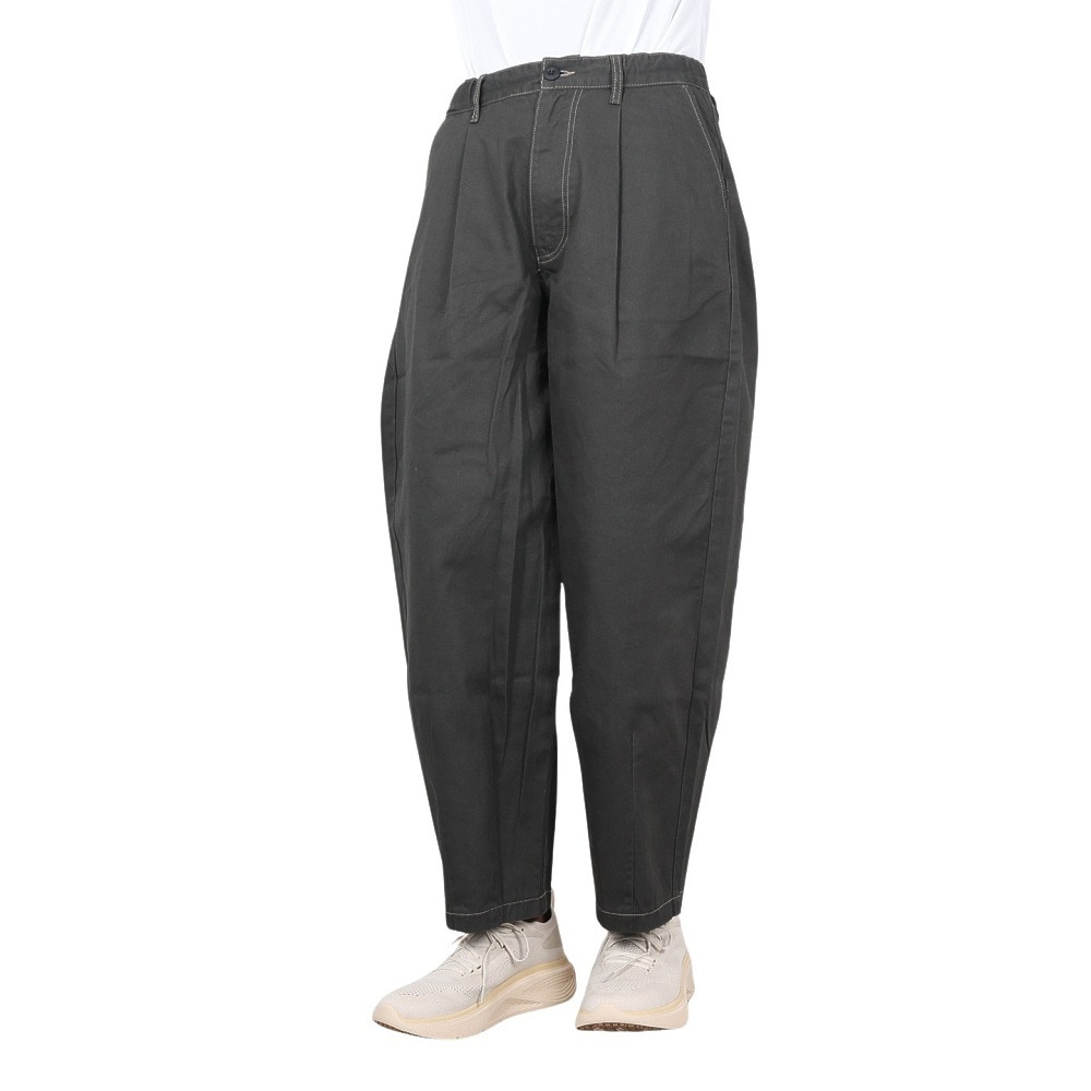 クリフメイヤー（KRIFF MAYER）（レディース）タックバルーンパンツ 2334009L-17:CHARCOAL