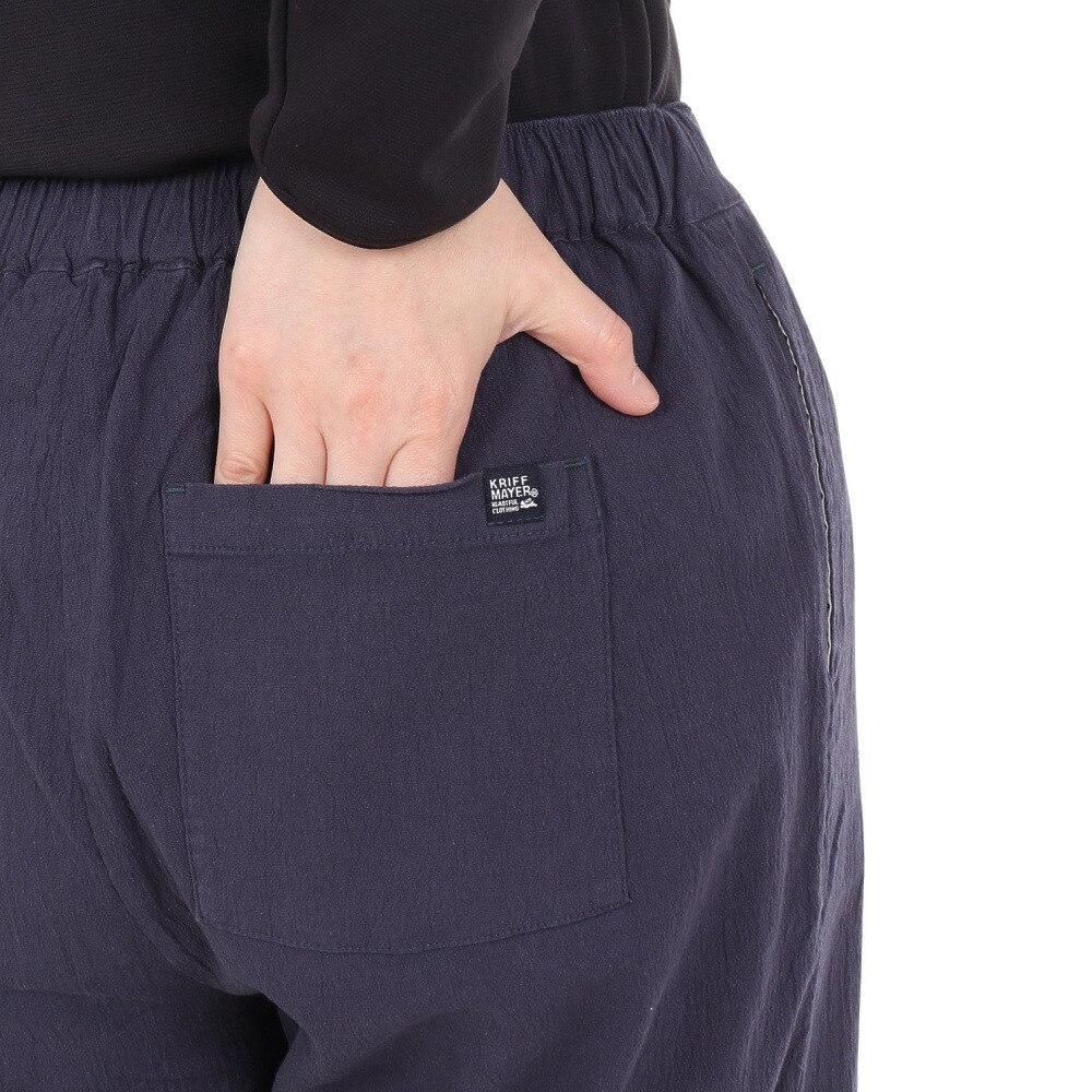 クリフメイヤー（KRIFF MAYER）（レディース）冷感ロハテコフレアパンツ 2347838L-79:NAVY