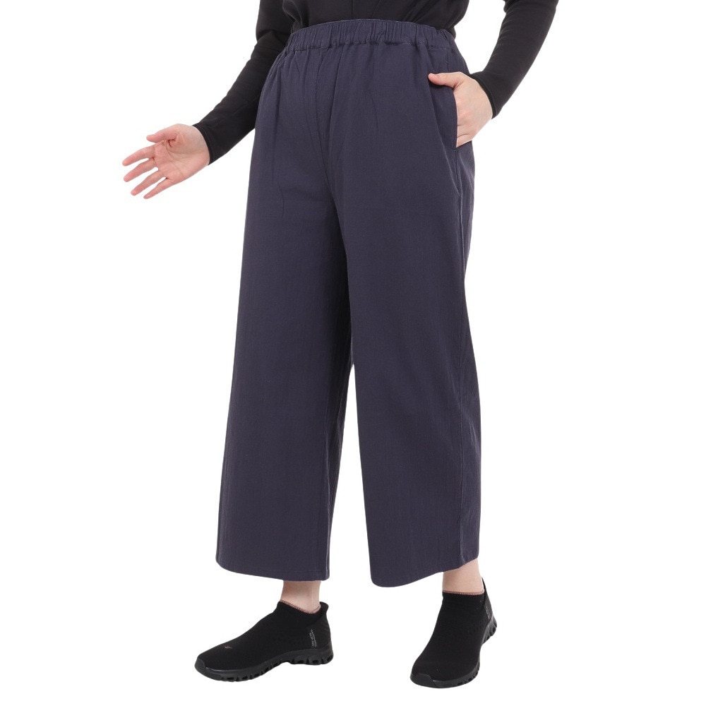 クリフメイヤー（KRIFF MAYER）（レディース）冷感ロハテコフレアパンツ 2347838L-79:NAVY
