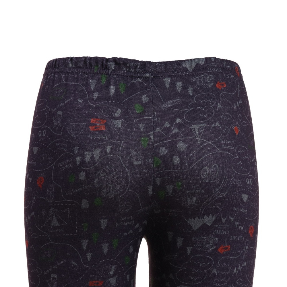 クリフメイヤー（KRIFF MAYER）（レディース）レギンス 総柄 スパッツ アウトドア トレッキング 山ガール 2217843L-89 PURPLE パープル