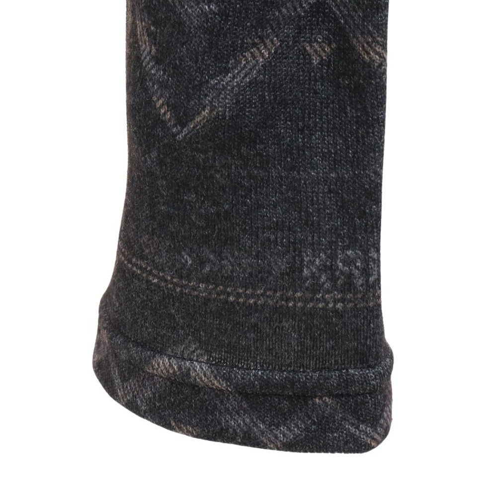 クリフメイヤー（KRIFF MAYER）（レディース）レギンス 暖か総柄スパッツ 2227850L-17 CHARCOAL チャコールグレー 重ね着 防寒