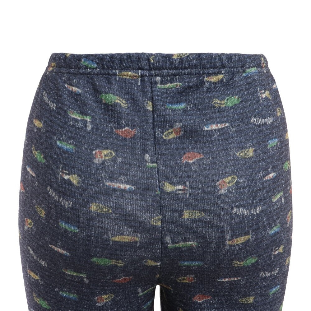 クリフメイヤー（KRIFF MAYER）（レディース）暖か総柄スパッツ 2227850L-78 D/NAVY
