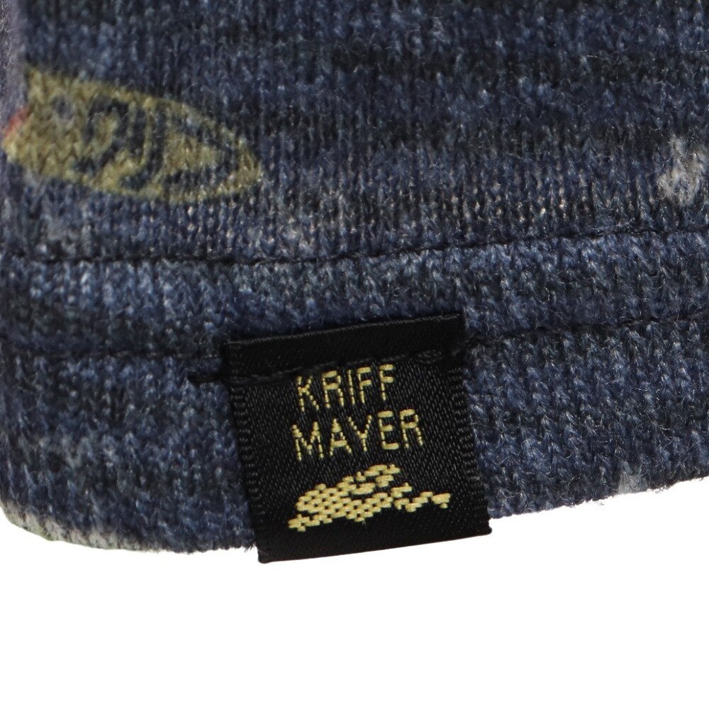 クリフメイヤー（KRIFF MAYER）（レディース）暖か総柄スパッツ 2227850L-78 D/NAVY