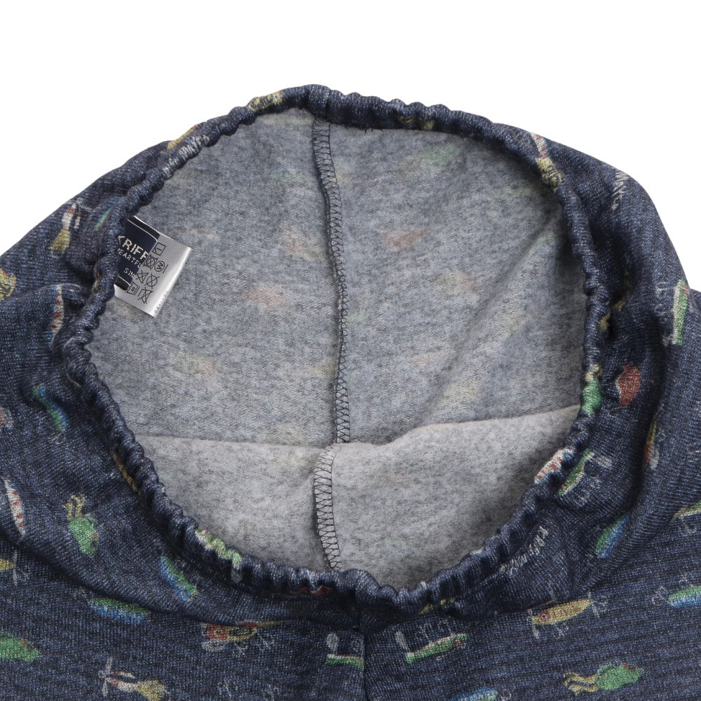 クリフメイヤー（KRIFF MAYER）（レディース）暖か総柄スパッツ 2227850L-78 D/NAVY