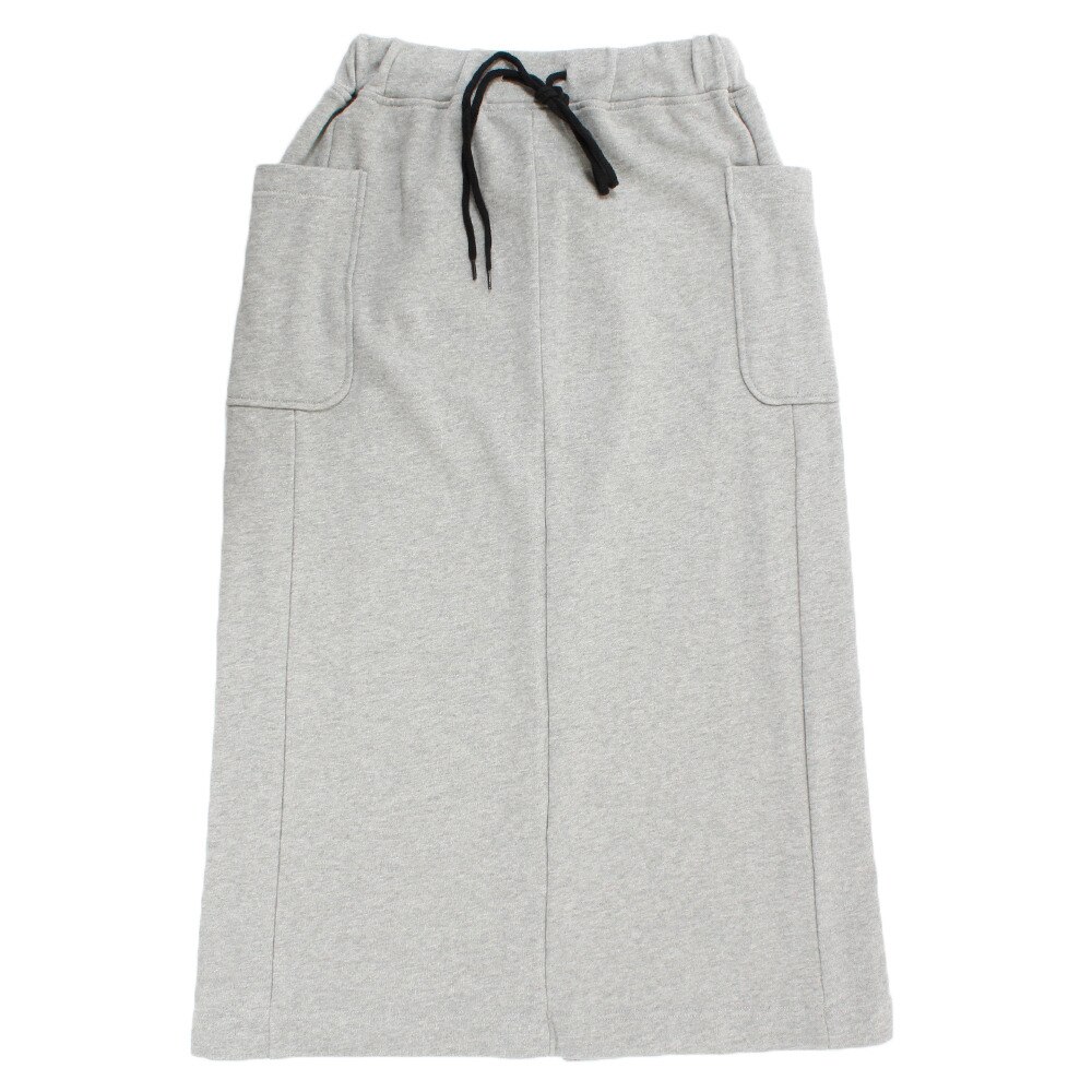  キャンプ裏毛マキシスカート 1916602L-5-GRY