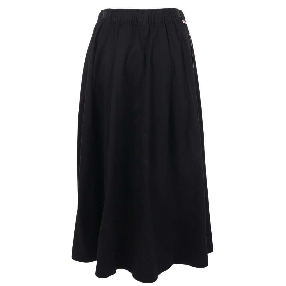チャムス（CHUMS）（レディース）春 スカート ロング ツータックワイドスカート CH18-1257-K001 ブラック ウエスト調節 オールシーズン