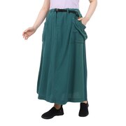 クリフメイヤー(KRIFF MAYER)(レディース)アウトドア 涼しげ クライミングスカート 2144001L-119:BLUE-GREEN