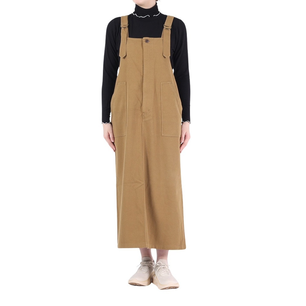 クリフメイヤー（KRIFF MAYER）（レディース）カットジャンパースカート 2233508L-20:BEIGE ベージュ ワンピース 春 ストレッチ フロントファスナー