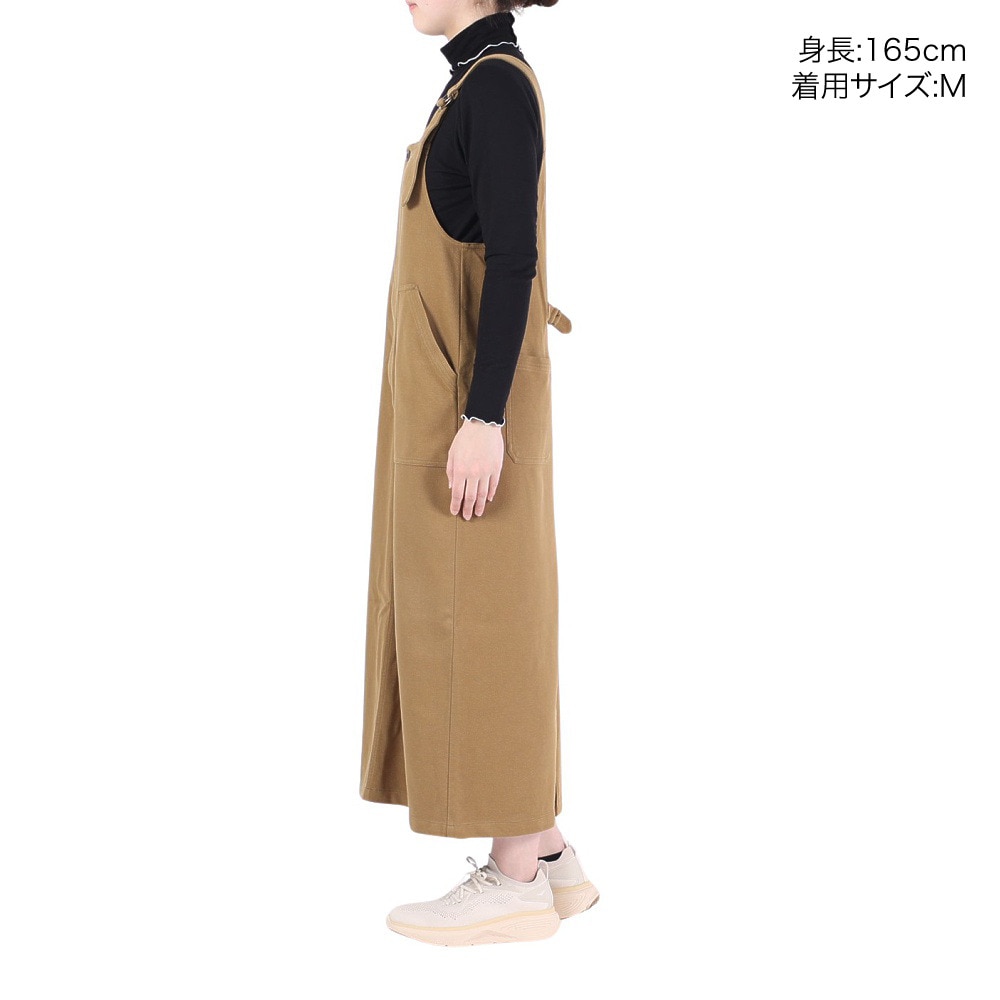 クリフメイヤー（KRIFF MAYER）（レディース）カットジャンパースカート 2233508L-20:BEIGE ベージュ ワンピース 春 ストレッチ フロントファスナー