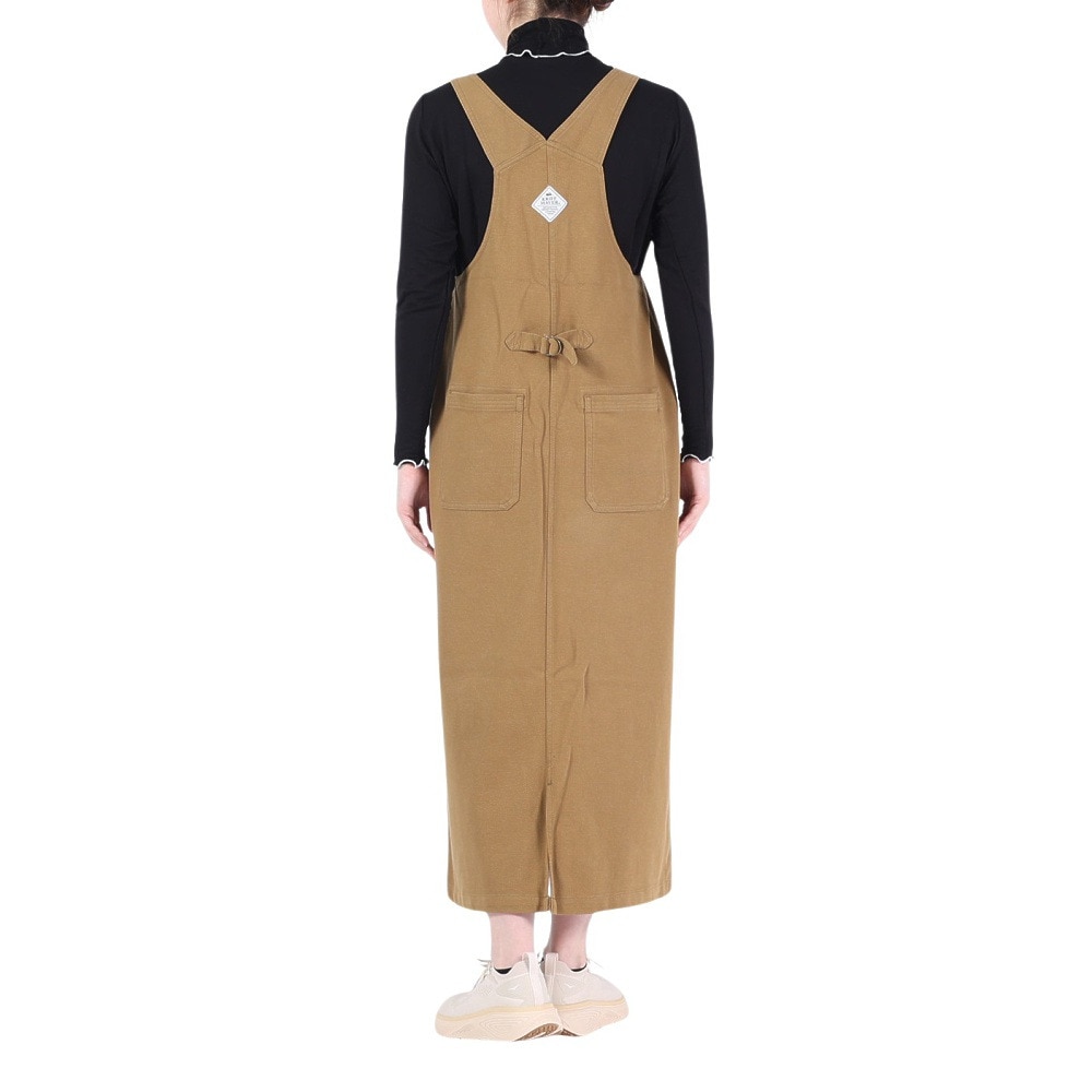 クリフメイヤー（KRIFF MAYER）（レディース）カットジャンパースカート 2233508L-20:BEIGE ベージュ ワンピース 春 ストレッチ フロントファスナー
