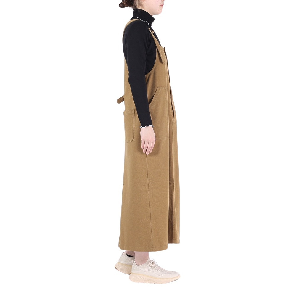 クリフメイヤー（KRIFF MAYER）（レディース）カットジャンパースカート 2233508L-20:BEIGE ベージュ ワンピース 春 ストレッチ フロントファスナー