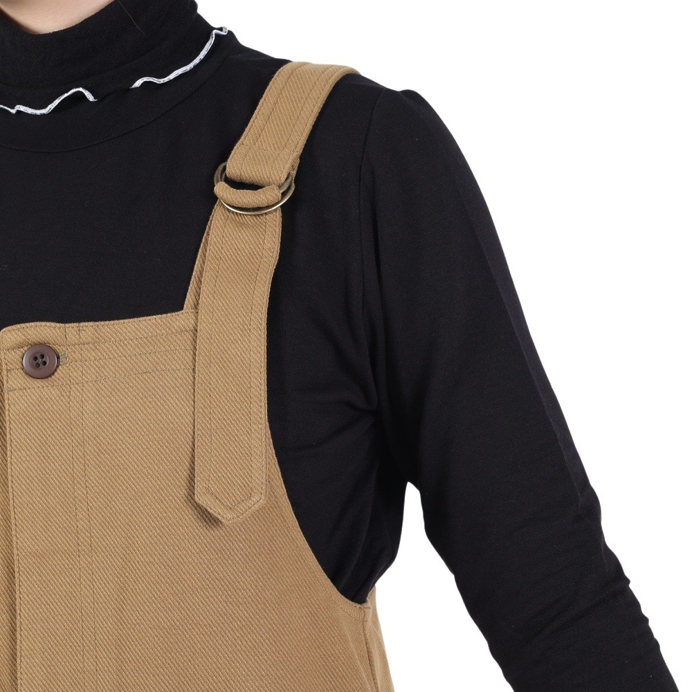 クリフメイヤー（KRIFF MAYER）（レディース）カットジャンパースカート 2233508L-20:BEIGE ベージュ ワンピース 春 ストレッチ フロントファスナー