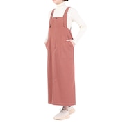 (レディース)カットジャンパースカート 2233508L-30:PINK ピンク ワンピース 春 ストレッチ フロントファスナー