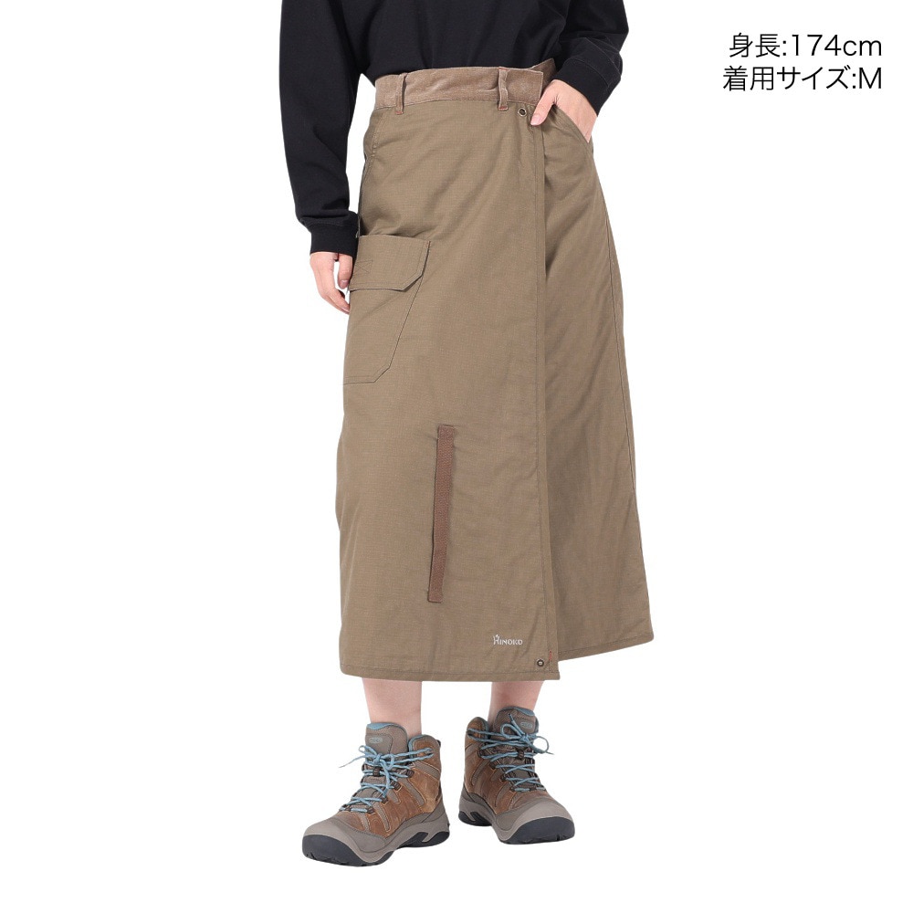 クリフメイヤー（KRIFF MAYER）（レディース）裏ボアHINOKO巻スカート 2325122L-69 KHAKI