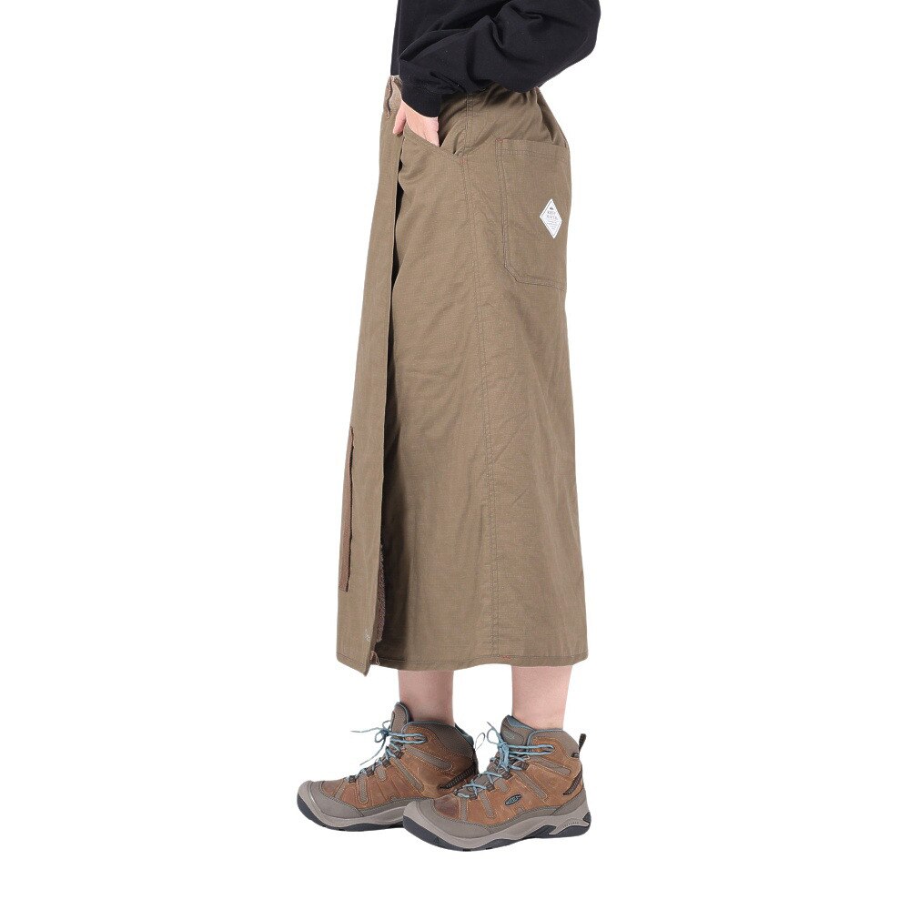 クリフメイヤー（KRIFF MAYER）（レディース）裏ボアHINOKO巻スカート 2325122L-69 KHAKI