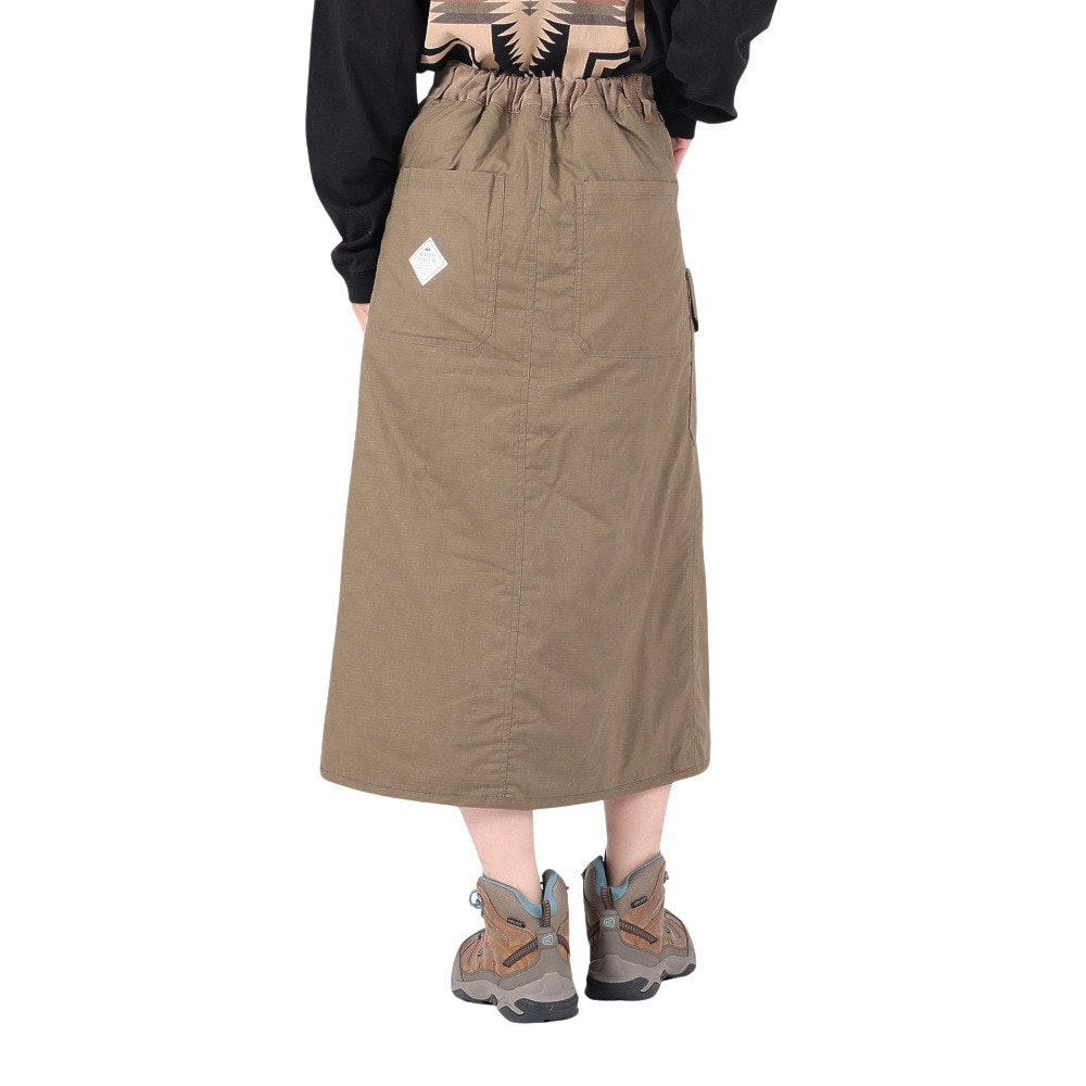 クリフメイヤー（KRIFF MAYER）（レディース）裏ボアHINOKO巻スカート 2325122L-69 KHAKI