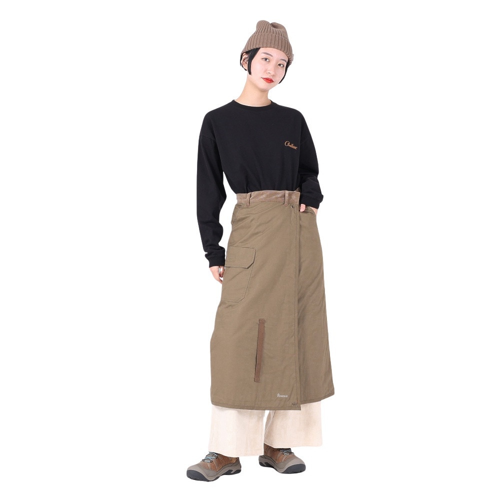 クリフメイヤー（KRIFF MAYER）（レディース）裏ボアHINOKO巻スカート 2325122L-69 KHAKI