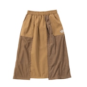 (レディース)異素材切替スカート 2415125L:20:BEIGE