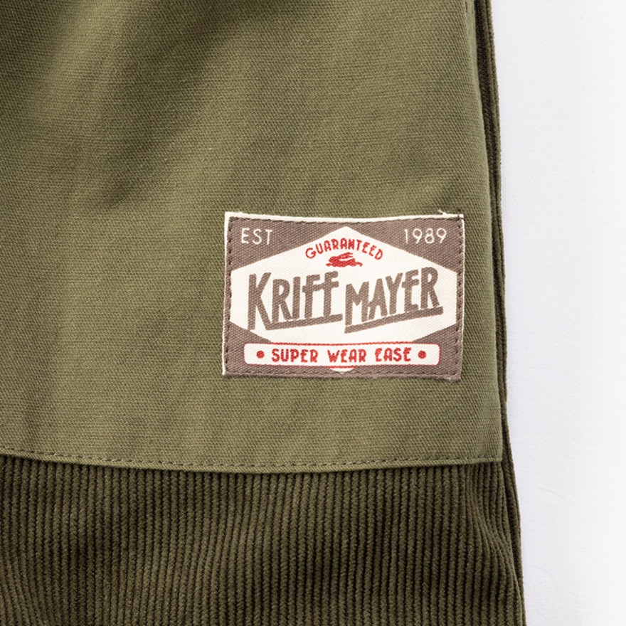 クリフメイヤー（KRIFF MAYER）（レディース）異素材切替スカート 2415125L:69:KHAKI