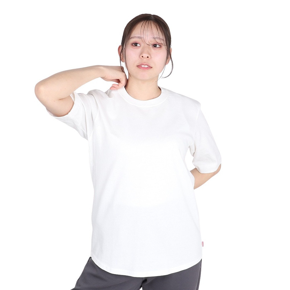 チャムス（CHUMS）（レディース）半袖Tシャツ + ベスト キーストーン レイヤードTシャツ CH10-1493-G005 グレー 重ね着 セット