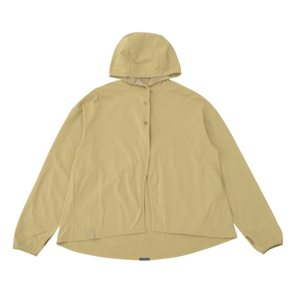 ニューバランス（new balance）（レディース）パーカー ラッシュガード MT1996 サンシールドフーディ AWJ45006 BG4 ベージュ 吸汗速乾 4wayストレッチ UPF40+