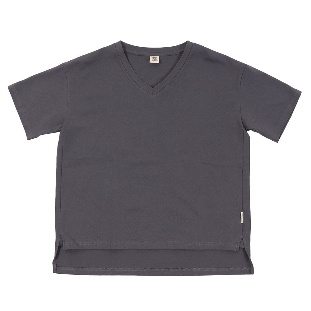  トルファンオーガニックVネックTシャツ 0512511-02 CHA