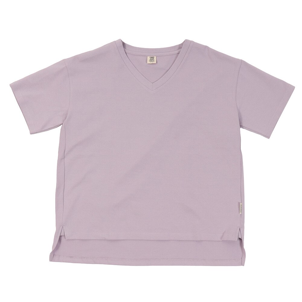  トルファンオーガニックVネックTシャツ 0512511-75 LAV