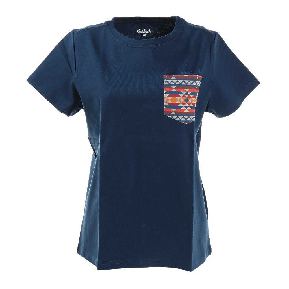  Tシャツ 半袖 NAVAJO WE2HHA33 NVY 紺 ネイビー 胸ポケット おしゃれ 綿 綿100