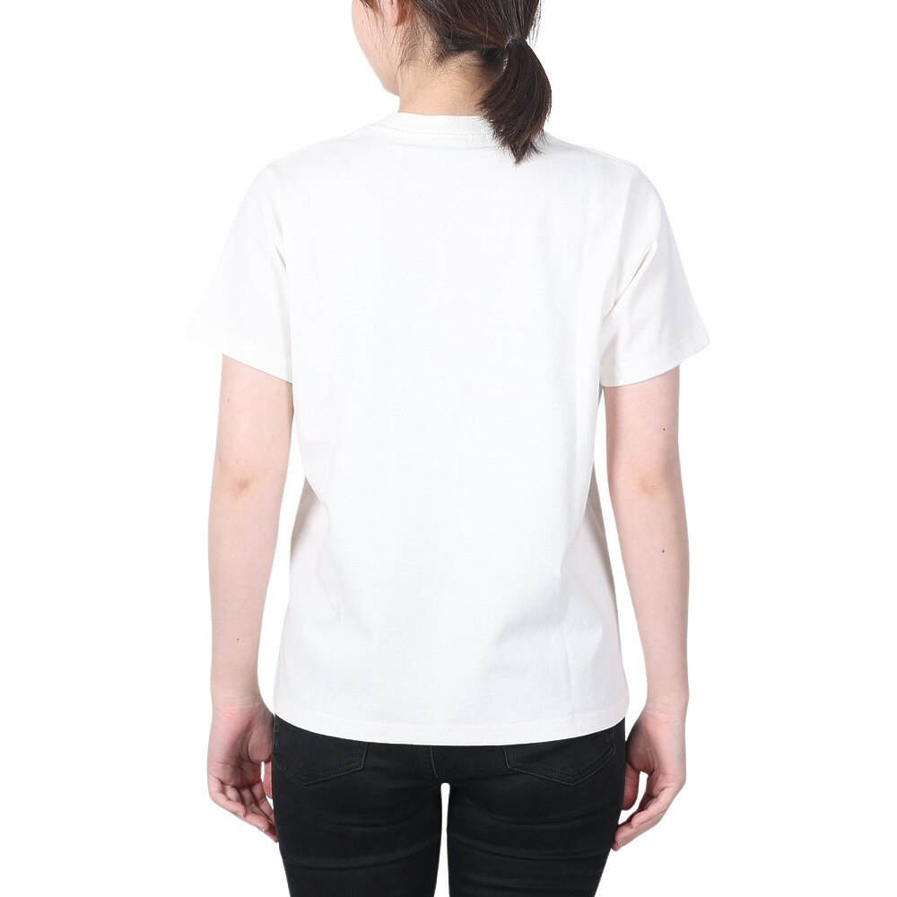 チャムス｜チャムスロゴTシャツ ホワイトレッド CH11-1833-W014 半袖ティーシャツ トップス カジュアル アウトドア クルーネック -  アウトドア・キャンプ用品はエルブレス