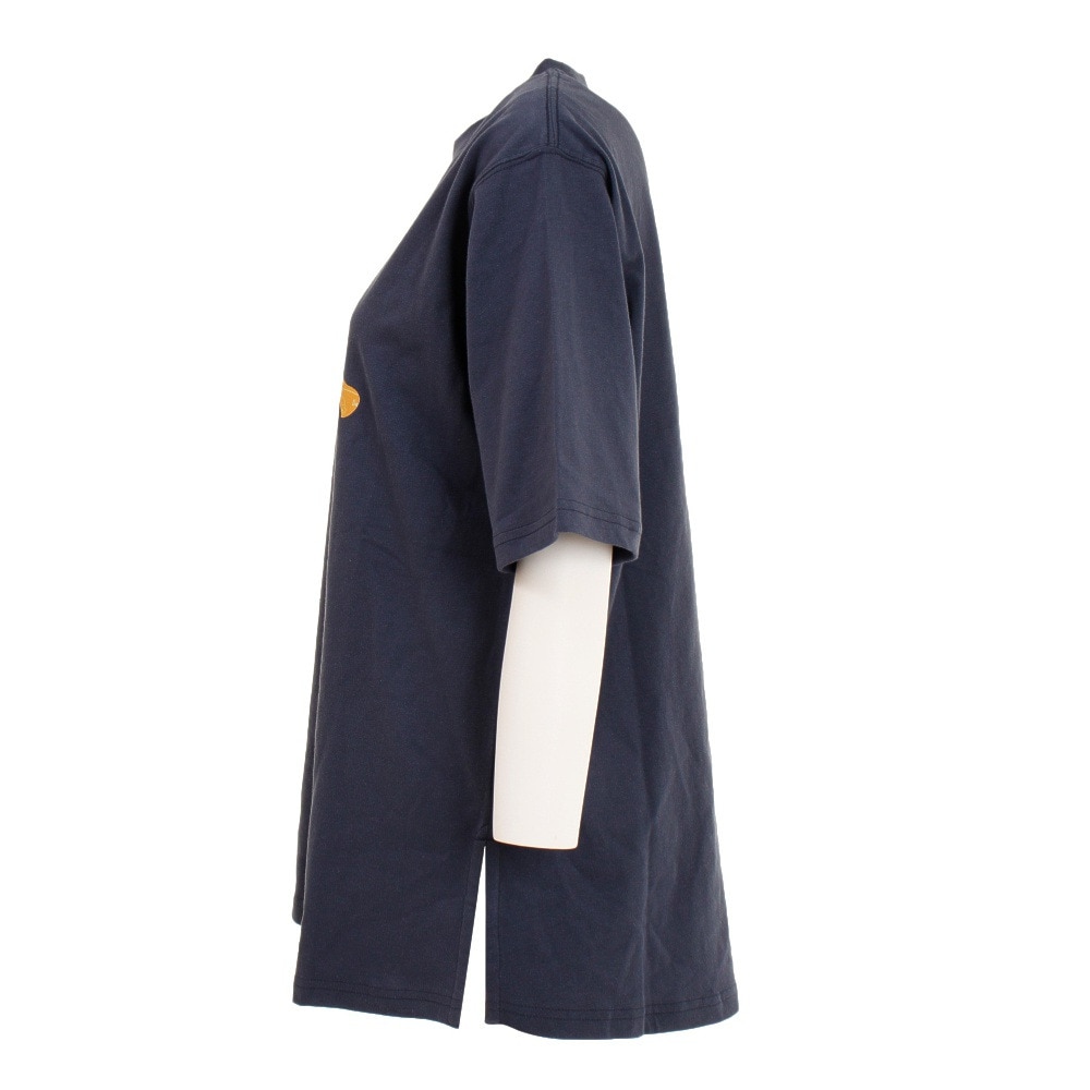 クリフメイヤー（KRIFF MAYER）（レディース）抗菌Aライン半袖T ラビット 2147210L-79 NAVY ティーシャツ トップス カジュアル アニマルプリント