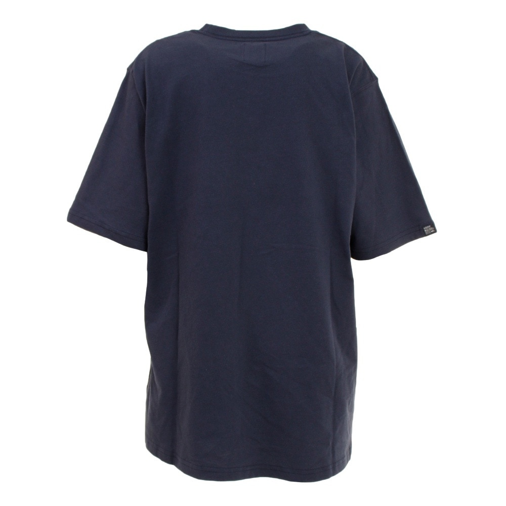 クリフメイヤー（KRIFF MAYER）（レディース）抗菌Aライン半袖T ラビット 2147210L-79 NAVY ティーシャツ トップス カジュアル アニマルプリント