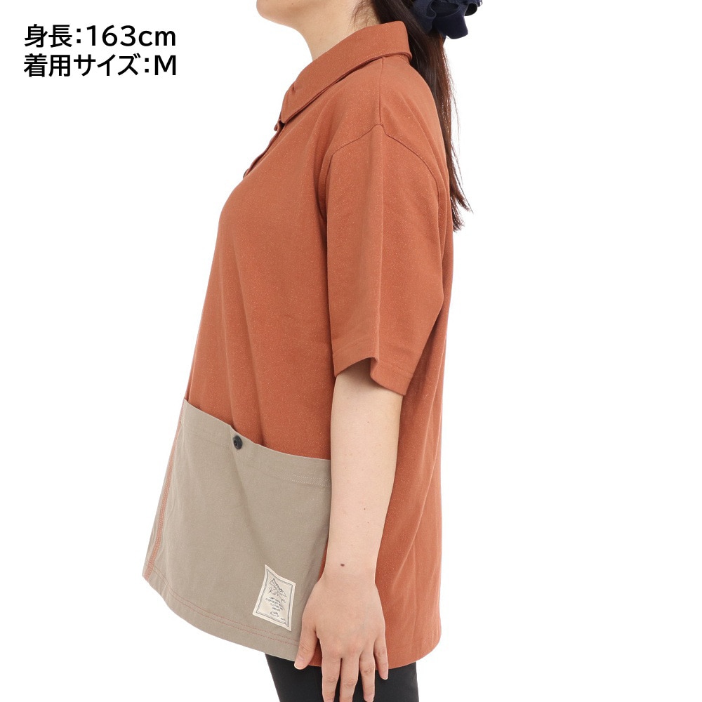 クリフメイヤー（KRIFF MAYER）（レディース）クールタフブラウスTシャツ 2155112L-45:ORANGE