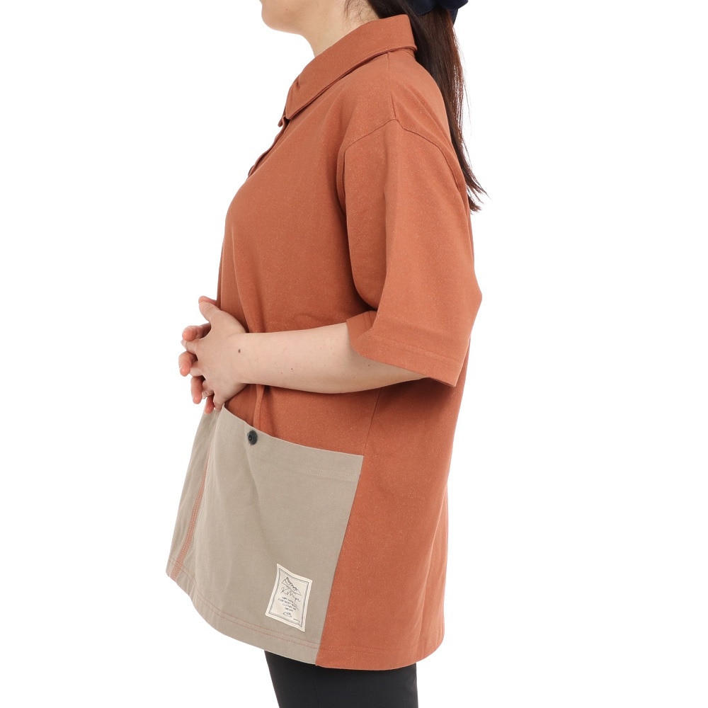 クリフメイヤー（KRIFF MAYER）（レディース）クールタフブラウスTシャツ 2155112L-45:ORANGE