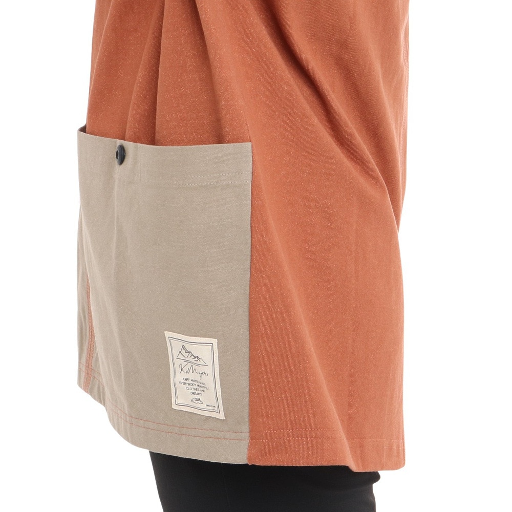 クリフメイヤー（KRIFF MAYER）（レディース）クールタフブラウスTシャツ 2155112L-45:ORANGE