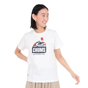 チャムス（CHUMS）（レディース）半袖Tシャツ リバーガイド Booby 半袖Tシャツ CH11-2158-W001 ホワイト