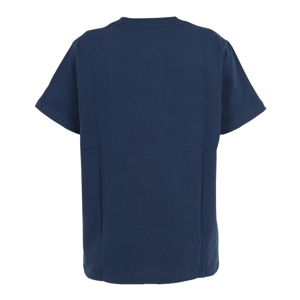 チャムス（CHUMS）（レディース）半袖Tシャツ レイクサイドキャンプ Tシャツ CH11-2162-N001 ネイビー
