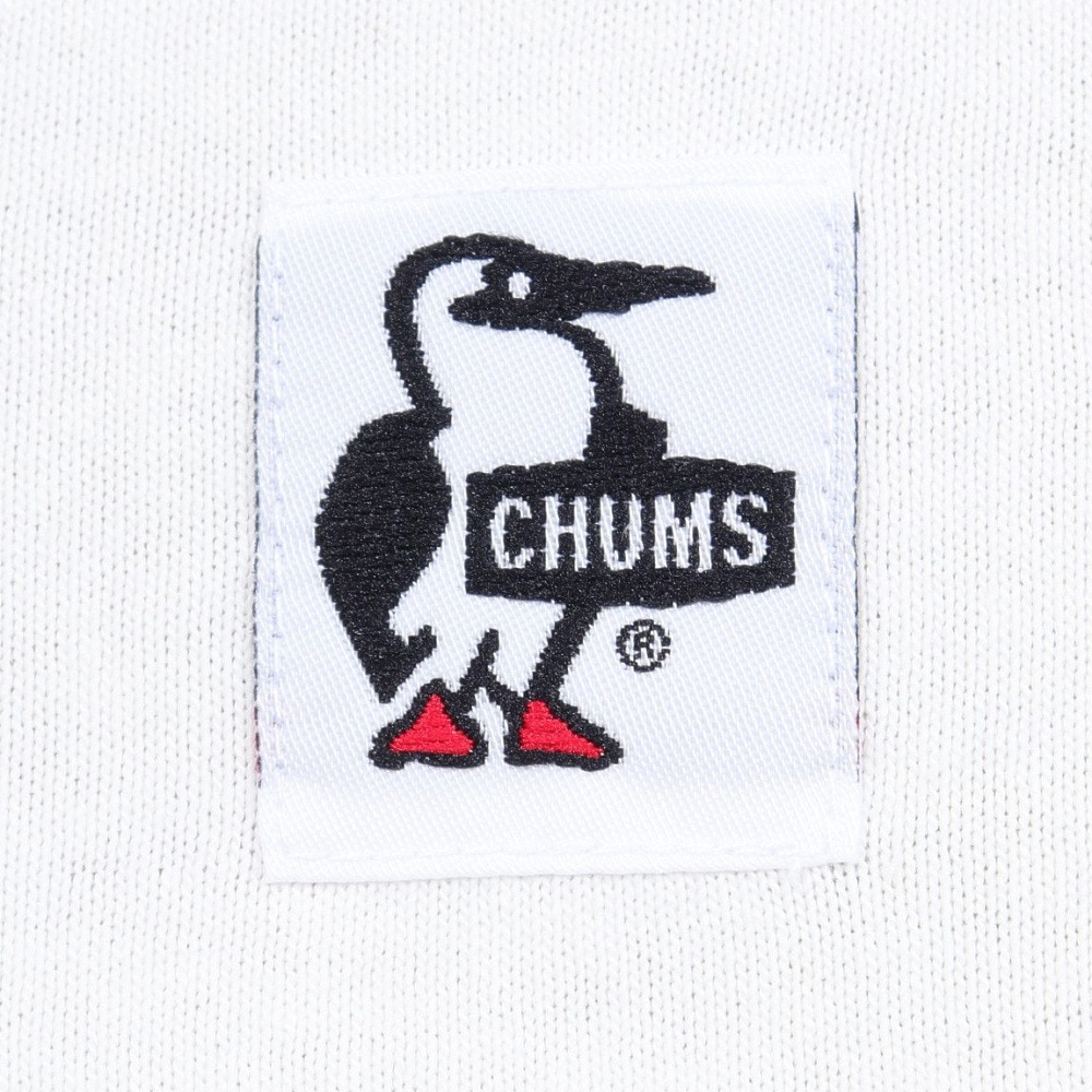 チャムス（CHUMS）（レディース）半袖Tシャツ レイクサイドキャンプ Tシャツ CH11-2162-W001 ホワイト