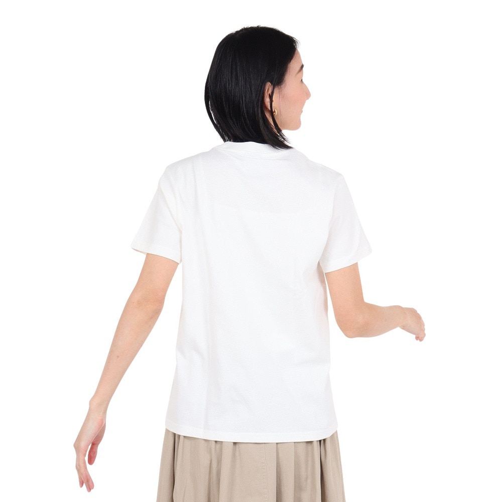 チャムス（CHUMS）（レディース）半袖Tシャツ レイクサイドキャンプ Tシャツ CH11-2162-W001 ホワイト