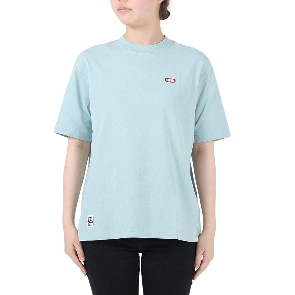 チャムス（CHUMS）（レディース）半袖Tシャツ オーバーサイズド Big BOOBY Tシャツ CH11-2167-A002 ブルー